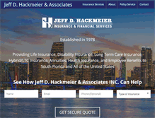 Tablet Screenshot of hackmeierinsurance.com